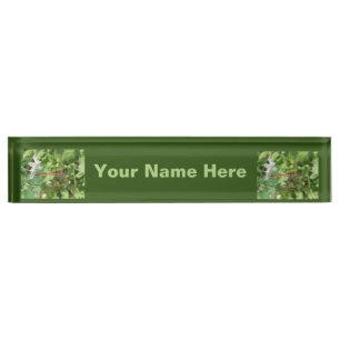 Placa De Nombre Nameplate Personalizado de la libélula negra común