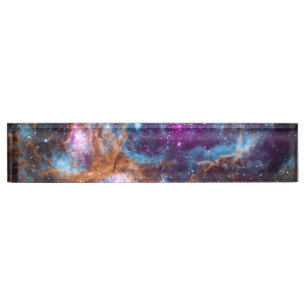 Placa De Nombre Nebulosa de langosta - Invierno Cósmico Maravilla