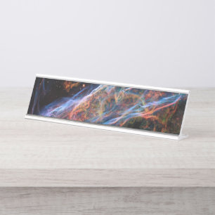Placa De Nombre Nebulosa Veil Supernova remite telescopio Hubble