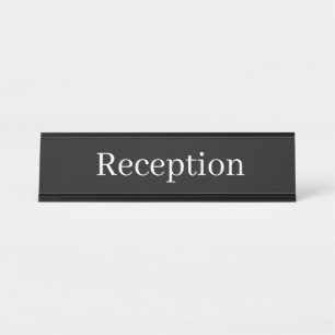 Placa De Nombre Nombre de la recepción