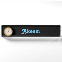 Nombre del escritorio Placa Akeem