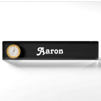 Nombre del escritorio Plate Aaron
