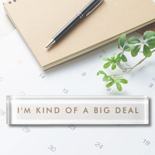 Placa De Nombre Novedad Funny Desk Nombre Plate
