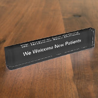 Nuevos pacientes Welcom de la oficina médica