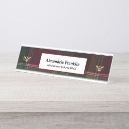 Placa De Nombre Oficina de Negocios de Bandera de las Islas Vírgen