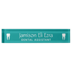 Placa De Nombre Oficina dental