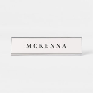 Placa De Nombre Oficina personalizada moderna para negocios
