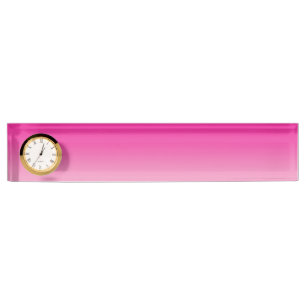 Placa De Nombre Ombre rosado