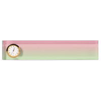 Ombre rosado y verde