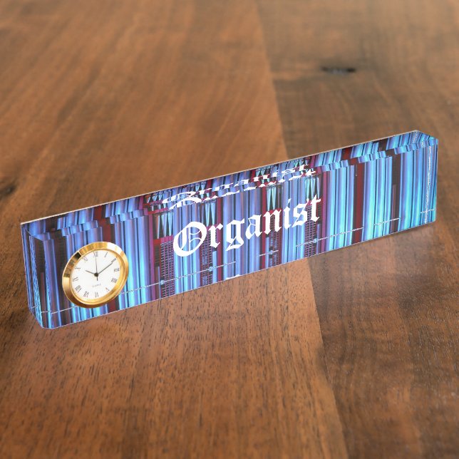 Placa De Nombre Organista (Lateral)