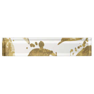 Placa de nombre para escritorio