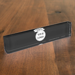 Placa de nombre para escritorio