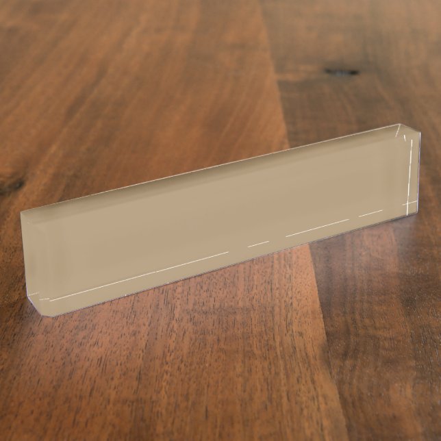 Placa de nombre para escritorio de café moderna –  (Lateral)