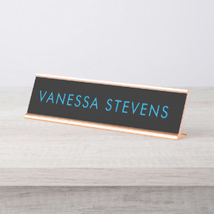 Placa de nombre para escritorio de jefa