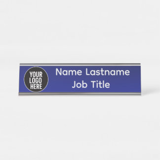 Placa de nombre para escritorio de oficina