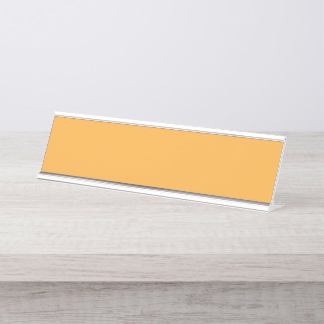 Placa de Nombre para Escritorio | Estilo de Oficin (Anverso)