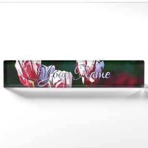 Placa de nombre para escritorio HAMbyWG - Tulipane