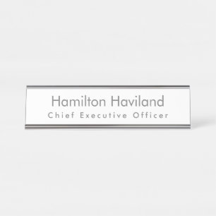 Placa de nombre para escritorio o pared HAMbyWG