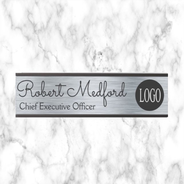 Placa de Nombre para Puerta con Logo de Aspecto Pl (Subido por el creador)