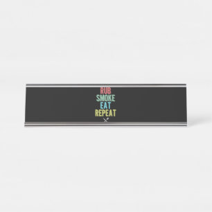 Placa De Nombre Parrillada barbacoa BBQ Grill Master Grilling Meat