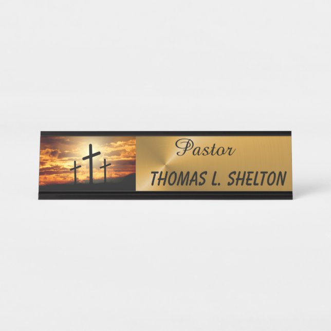 PLACA DE NOMBRE PASTOR  (Anverso)