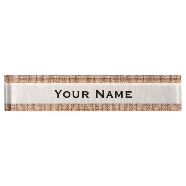 Placa De Nombre Patrón de punción del cuchillo de burbuja de Shirl (Anverso)