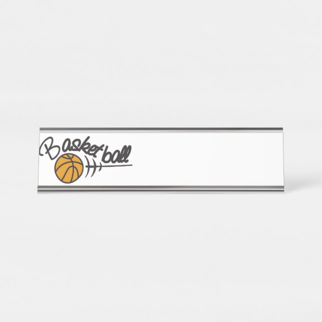 Placa De Nombre Pelota de baloncesto (Anverso)