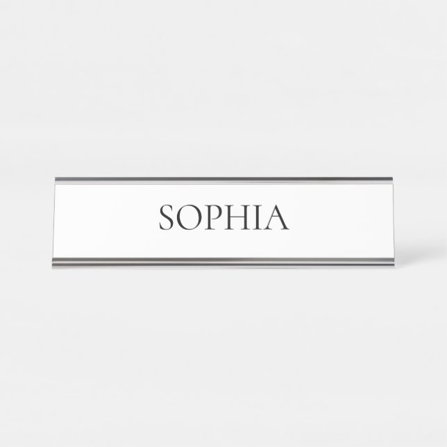Placa de nombre personalizada (Anverso)