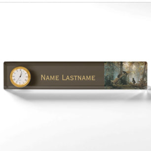 Placa de nombre personalizada de Shiskin's Forest