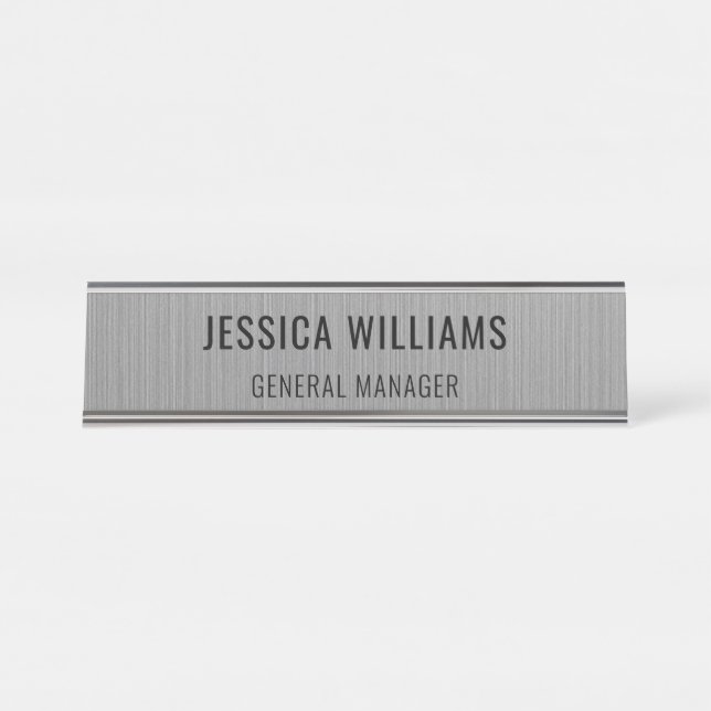 Placa de Nombre Personalizada | Letrero de Nombre  (Anverso)