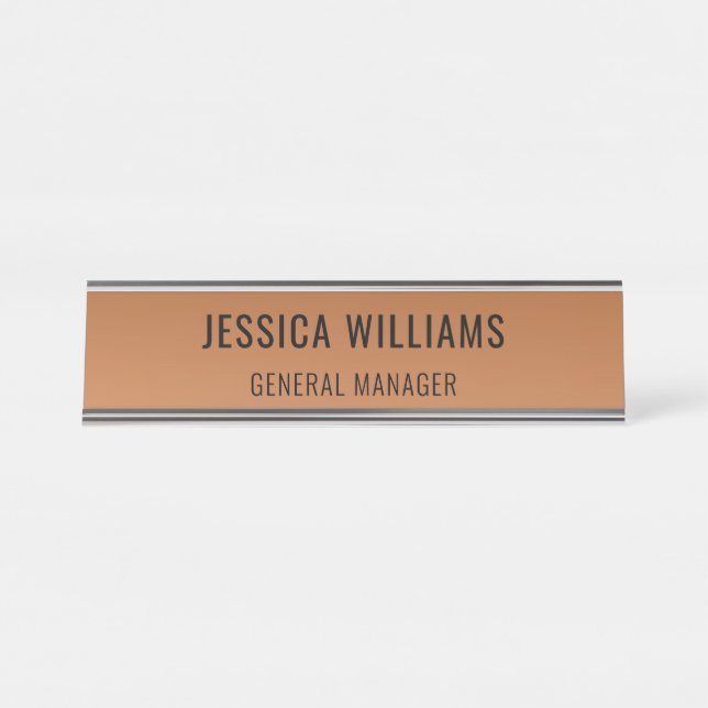 Placa de Nombre Personalizada | Letrero de Nombre  (Anverso)