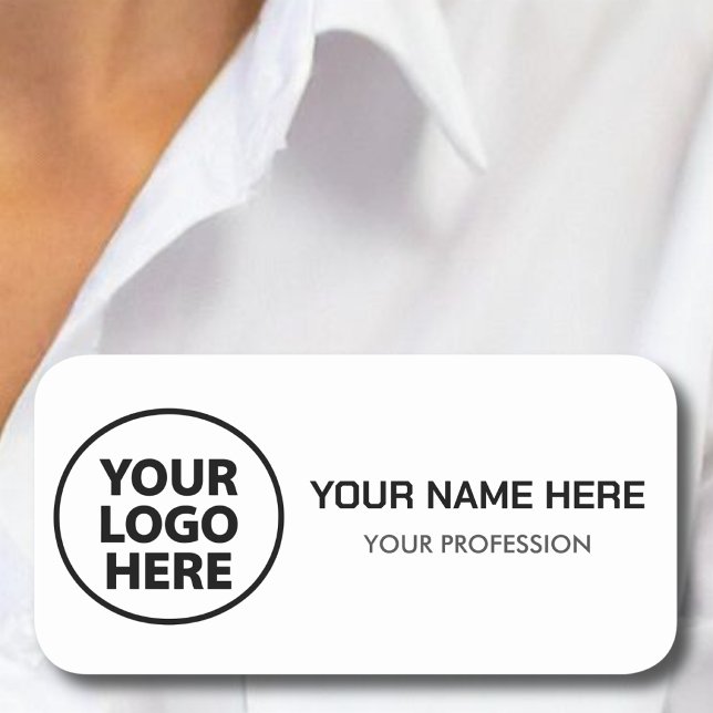 Placa de nombre personalizada para personal con lo (Subido por el creador)