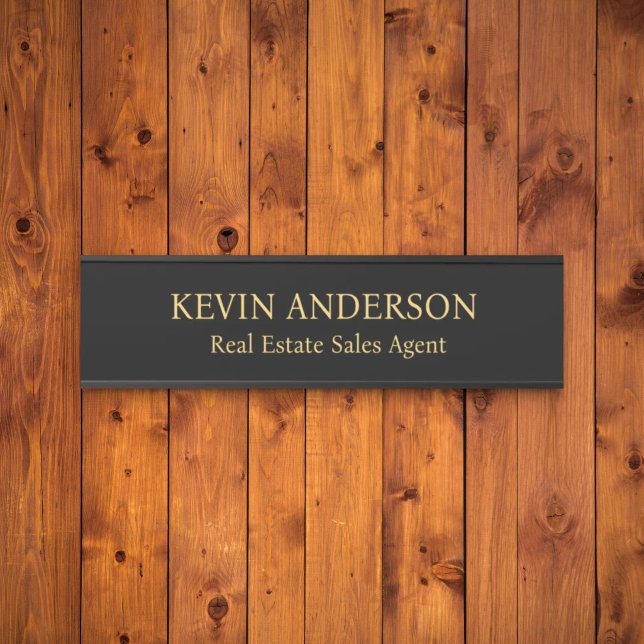 Placa de nombre personalizada profesional para pue (Subido por el creador)