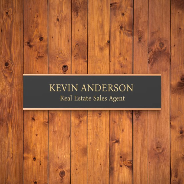 Placa de nombre personalizada profesional para pue (Subido por el creador)