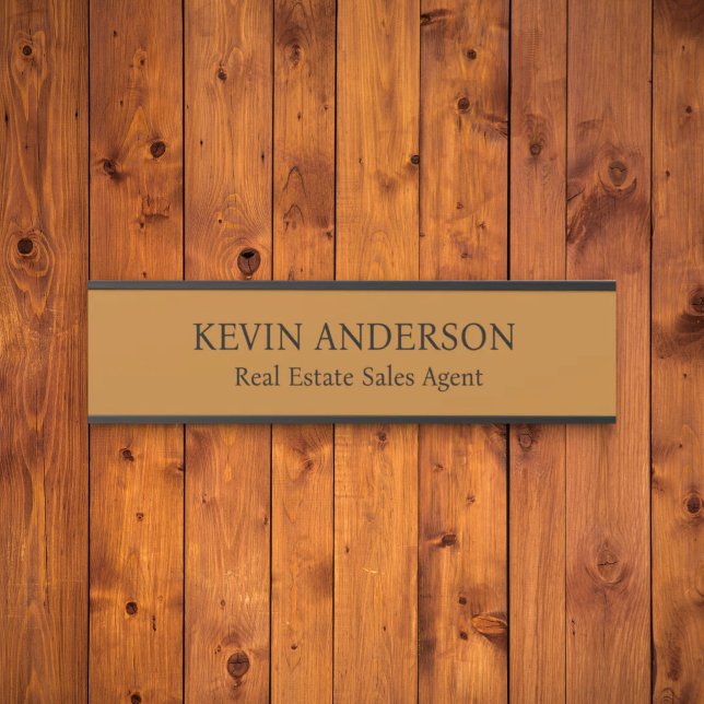 Placa de nombre personalizada profesional para pue (Subido por el creador)