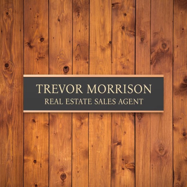 Placa de nombre personalizada profesional para pue (Subido por el creador)
