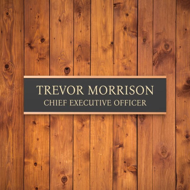 Placa de nombre personalizada profesional para pue (Subido por el creador)