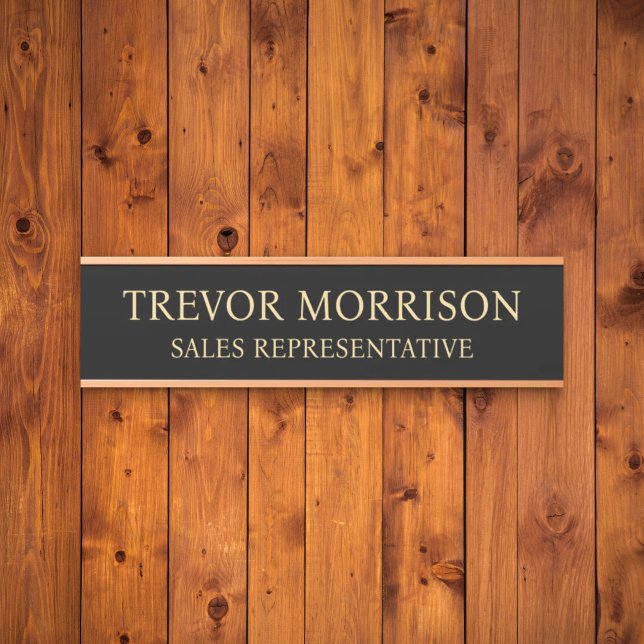 Placa de nombre personalizada profesional para pue (Subido por el creador)