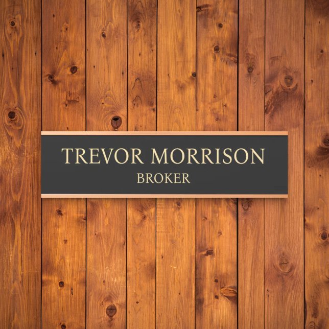 Placa de nombre personalizada profesional para pue (Subido por el creador)