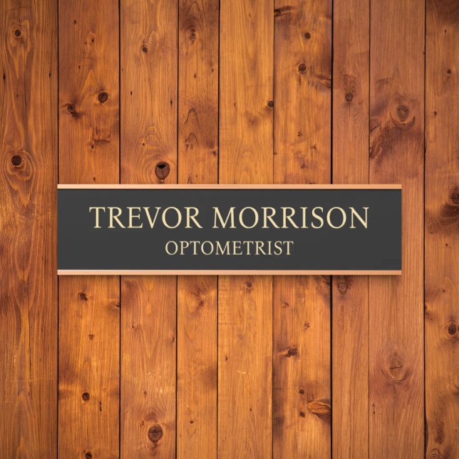 Placa de nombre personalizada profesional para pue (Subido por el creador)