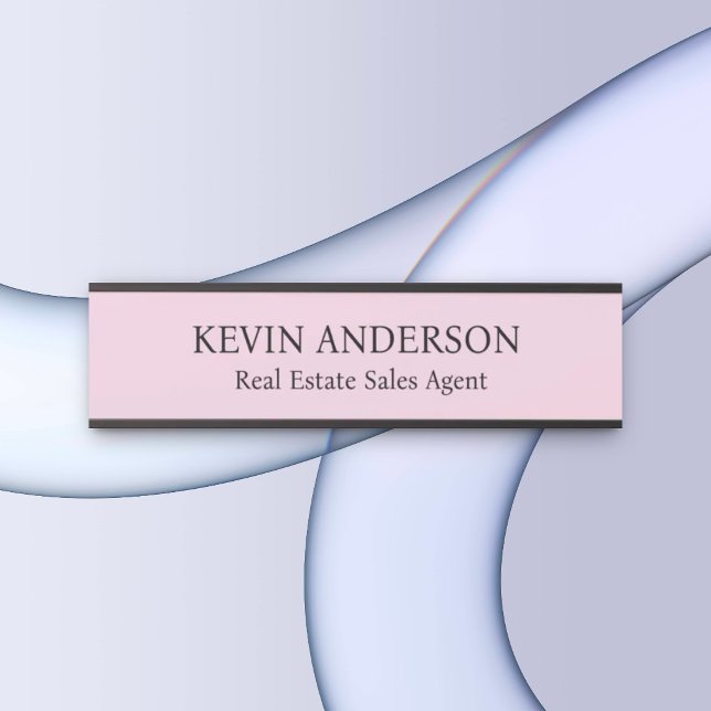 Placa de nombre personalizada profesional para pue (Subido por el creador)