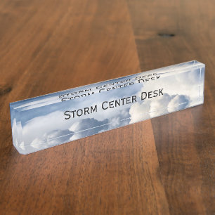 Placa De Nombre Personalizado de grupo en la nube de Cumulus