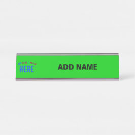 PLACA DE NOMBRE PERSONALIZADO ESTILO MODERNO LIME VERIFICADO VERIF