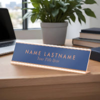 Personalizado Minimalista de manchas azul de la ma