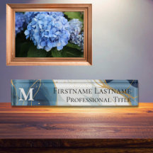 Personalizado Monograma Elegante Mármol Moderno Ac