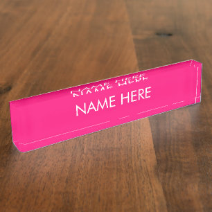 Placa De Nombre personalizar, cambiar el nombre del texto del fucs