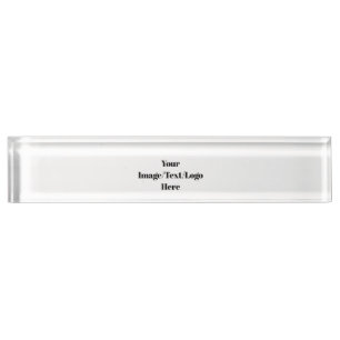 Placa De Nombre Personalizar o Personalizar de plantillas en blanc