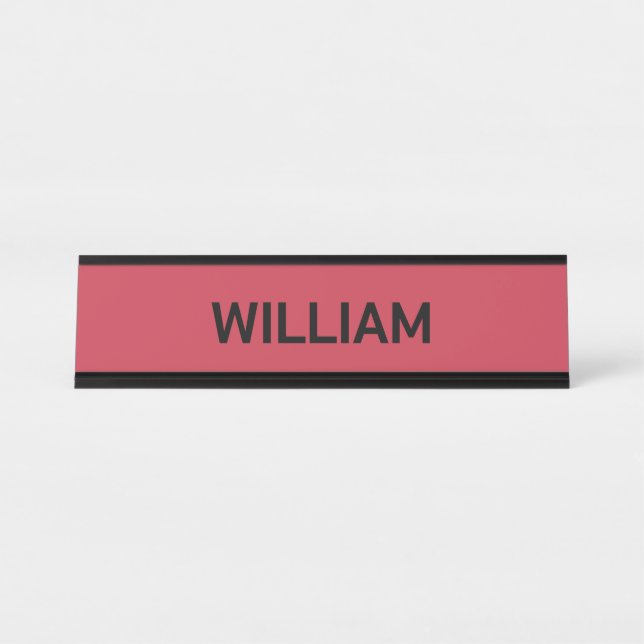 Placa De Nombre personalizar tu nombre (Anverso)