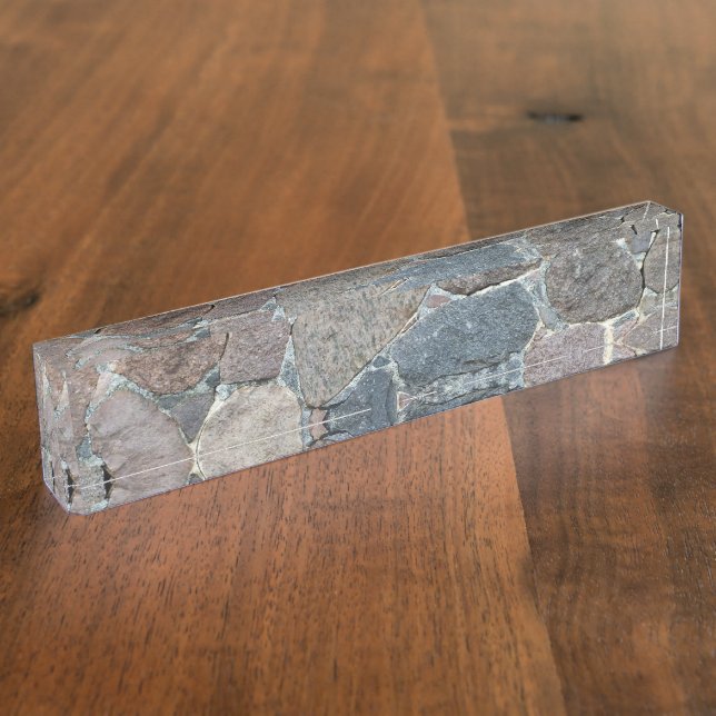 Placa De Nombre piedra vieja (Lateral)