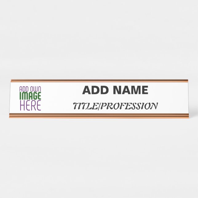 PLACA DE NOMBRE PLANTILLA DE TEXTO DE IMAGEN BLANCA SIMPLE EDITABL (Anverso)